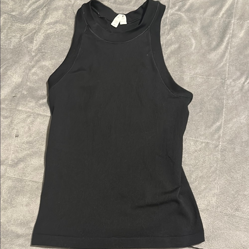 Athleta black racerback tank